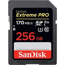 SanDisk Extreme PRO 256GB 170mbps SDXC UHS-I Memory Card (SDSDXXY-256G-GN4IN)